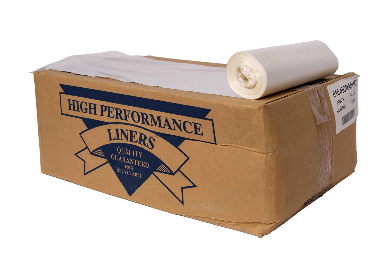 Can Liner 33"x40" Liner Clear